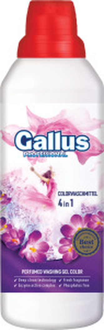 Gallus Prací Gel 4v1, color, 1 l