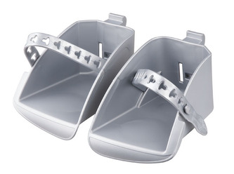 stupačky sedačky Polisport Koolah a Boodie stříbrné