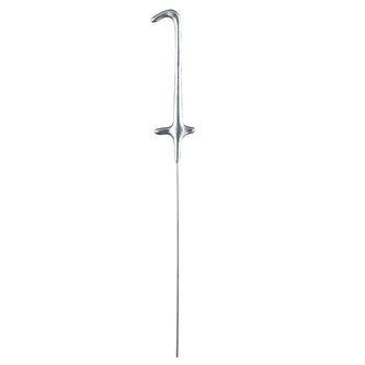 Prskavka číslice 1 stříbrná, 17 cm