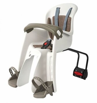 sedačka Polisport Bilby Junior přední se zadním úchytem krémově-hnědá