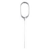 Prskavka číslice 0 stříbrná, 17 cm