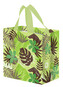 Taška lamino 10l Monstera zelené květy