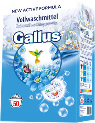 Gallus prací prášek Universal, 50 dávek, 3,25 kg