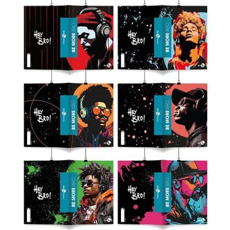 Zeszyt A4/72K linia Be More Bro (10szt) Zeszyt A4/72K linia Be More Bro (10szt)