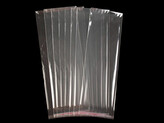 PP sáček s lepicí klopou 13x38 cm - 100 ks - transparent