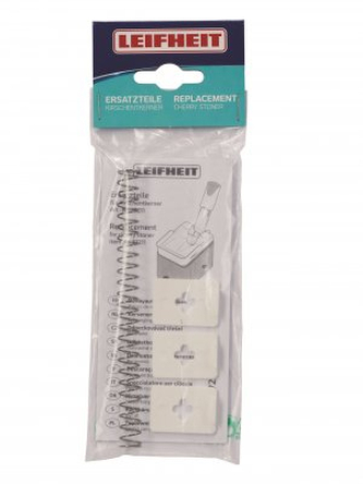 LEIFHEIT Set 3 gumových vložek a pružiny k odpeckovači třešní Cherrymat 3.0