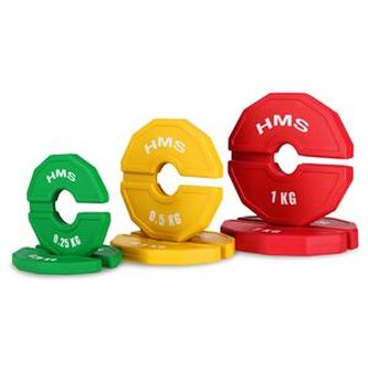 TSN SADA PROGRESIVNÍCH PŘÍDAVNÝCH KOTOUČŮ 2 x 0,25 - 1 KG (3,5 KG) HMS