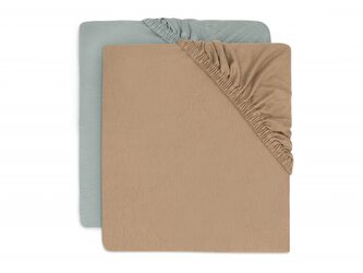 Prostěradlo napínací 120x60 cm 2 ks Sea Green