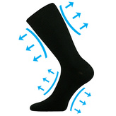 Lonka® ponožky Oregan černá 39-42 (26-28) 1 pár