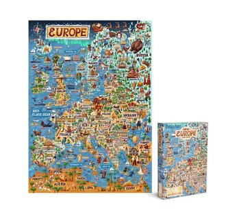 Puzzle 1000 Mapa Europy Puzzle 1000 Mapa Europy