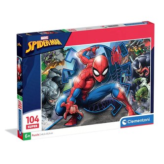 Puzzle super 104 elementów. Super kolor. Spider-Man