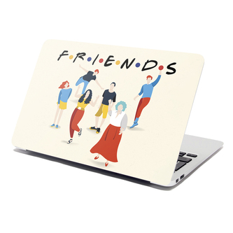 Samolepka na notebook Seriál přátelé FRIENDS Postavy: 38x26 cm