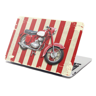 Samolepka na notebook Jawa panelka Pruhy: 29x20 cm