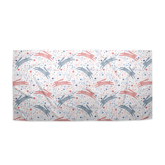 Ručník Folklórní zajíčci: 50x100 cm