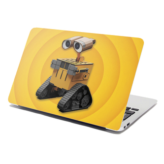 Samolepka na notebook Wall-E robot Žlutý: 29x20 cm