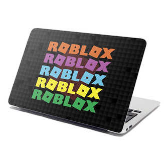 Samolepka na notebook ROBLOX Barevný text: 38x26 cm