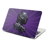 Samolepka na notebook BLACK PANTHER z profilu Fialový: 29x20 cm