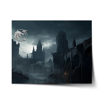 Plakát Zaklínač Hrad: 60x40 cm