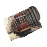 Deka Historická červená tramvaj: 150x120 cm