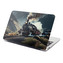 Samolepka na notebook Parní lokomotiva v horách: 38x26 cm