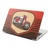 Samolepka na notebook Jawa panelka Vintage: 29x20 cm