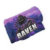 Deka FORTNITE RAVEN Steampunk město: 190x140 cm