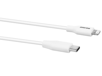 Avacom MFIC-40W kabel USB-C - Lightning, MFi certifikace, 40cm, bílá