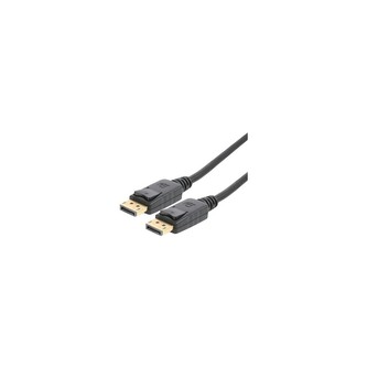 PremiumCord DisplayPort 2.0 přípojný kabel M/M, zlacené konektory, 1m