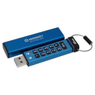 Kingston P200 8GB 145MBps USB 3.2 USB-A + Adaptér Modrá
