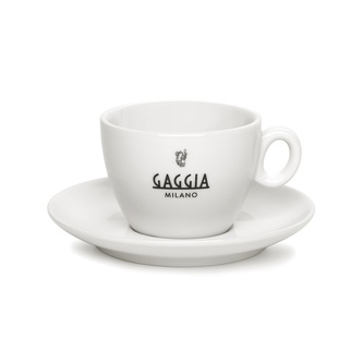 Gaggia šálky s podšálky cappuccino 4 ks Gaggia šálky s podšálky cappuccino 4 ks