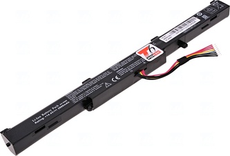 Baterie T6 power Asus X450J, X550Z, X750J, X751L serie, 2600mAh, 37Wh, 4cell, Li-ion