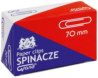 Spinacze 70 mm op. 100 szt., Grand