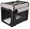 Flamingo Přepravka pro psy Smart Top Plus  černo-šedá 64x46x53cm
