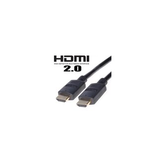 PremiumCord HDMI High Speed with Ether.4K@60Hz kabel se zesilovačem,25m, 3x stínění, M/M, zlacené konektory,