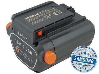 AVACOM baterie - GARDENA 9839-20, Li-Ion 18V 2500mAh, články SAMSUNG
