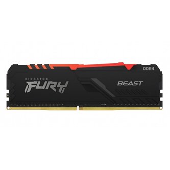 Kingston FURY Beast DDR4 16GB 2666MHz CL16 1x16GB RGB Black