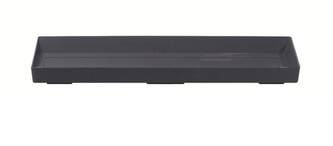 Miska pod truhlík ARGO antracit, varianta 40 cm