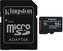 Kingston MicroSDXC karta 64GB microSDXC Industrial C10 A1 pSLC Card + SD Adapter