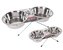 Karlie-Flamingo Nerezové misky set 9cm 210ml