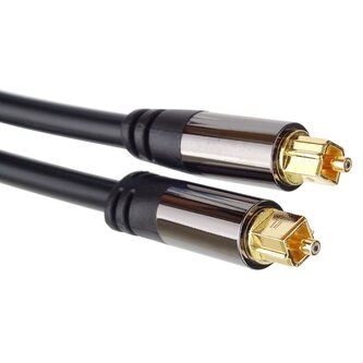 PremiumCord Kabel Toslink M/M, OD:6mm, Gold design  0,5m