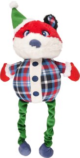 Flamingo Vánoční liška plyšová pro psy 51cm