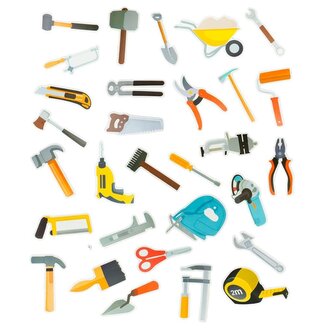 Naklejki narzędzia 30szt