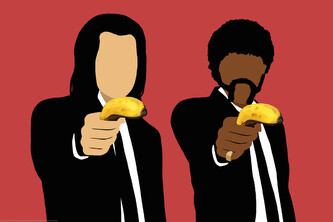 Plakát, Obraz - Banana Scene, 91.5 × 61 cm