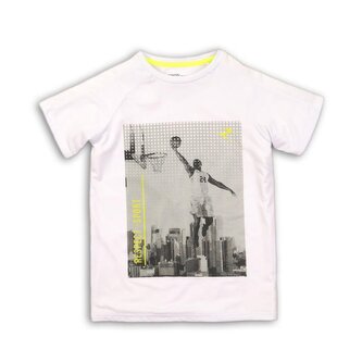 Tričko chlapecké s krátkým rukávem, Minoti, LEGEND 1, bílá - 128/134