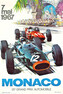 Plakát, Obraz - 1967 Monaco Grand Prix Racing, 61 × 91.5 cm