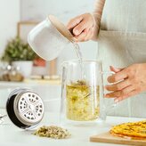 konvice 0,60l ACER 2stěnná, COFFEE MAKER, sklo+plast