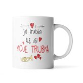 Hrnek Jsi trubka, ale jsi moje trubka: 890 ml