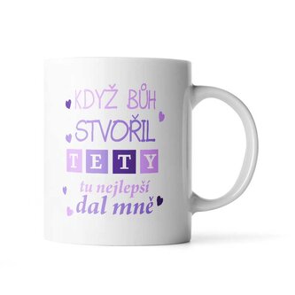 Hrnek Když Bůh stvořil tety: 200 ml