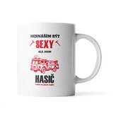 Hrnek Nesnáším být sexy, ale jsem hasič: 890 ml