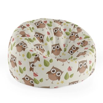Dětský sedací vak Cocoon Sovy: 75 x 45 x 35 cm